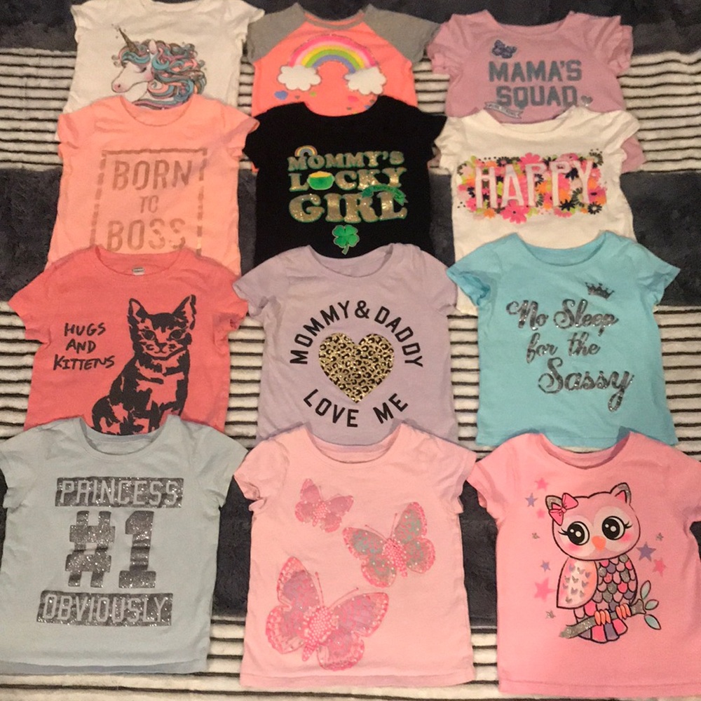12 Short Sleeve 2T Tees